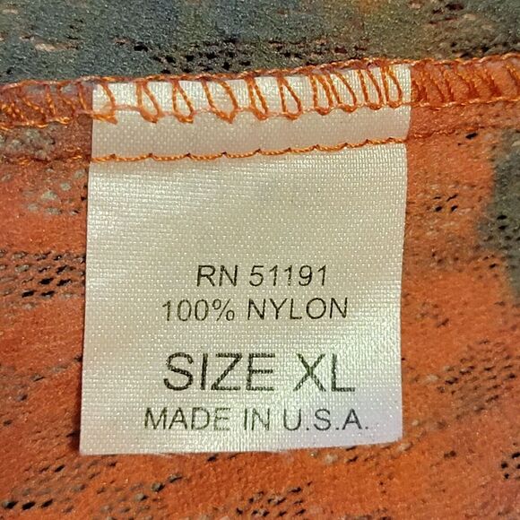 VICTOR CARLINI Floral Lace Top Sz XL Lettuce Trim 90s 2000s Watercolor Pink - Picture 6 of 8